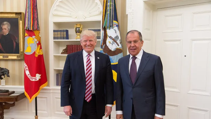 The White House from Washington, DC. President Trump Meets with Russian Foreign Minister Sergey Lavrov